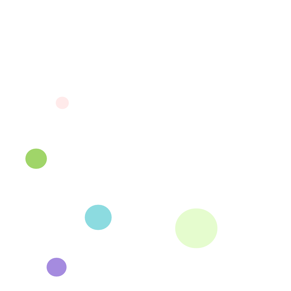 Image of colorful dots of varying sizes representing the AccountMakers a DIY recruiting platform for flexible hiring
