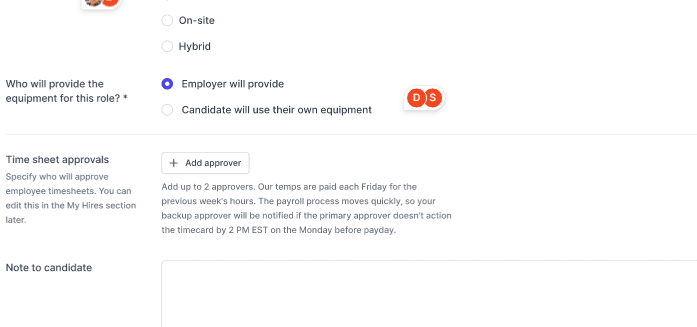 How to add timesheet approvers on AccountMakers platform